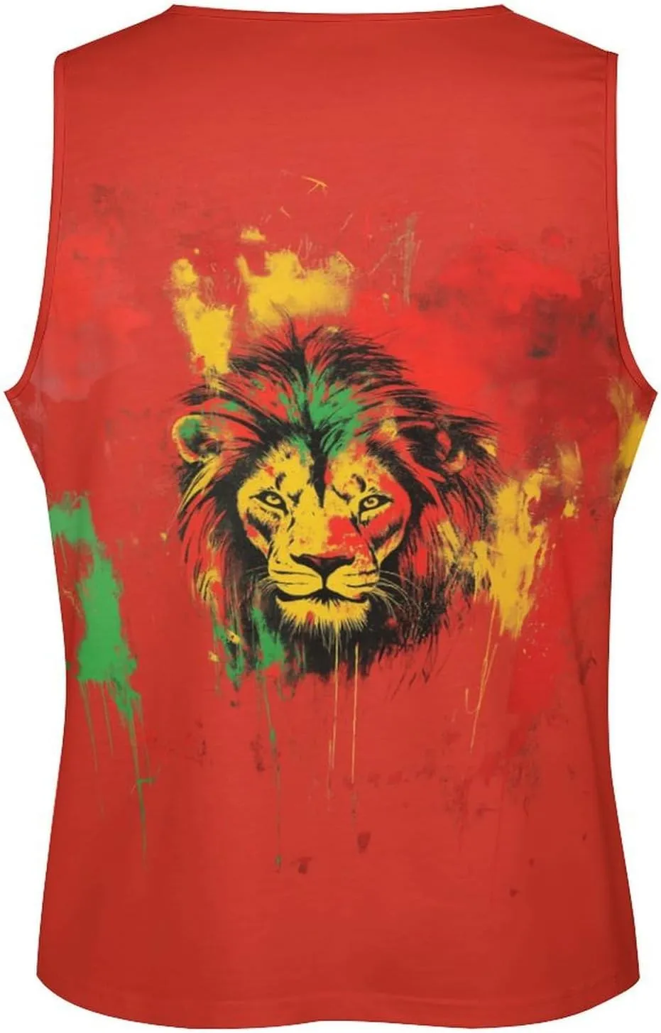 Animal Print Tank Tops for Men 2025 Summer Cotton Sport Tank Sleeveless Workout T-Shirts Athletic Undershirts