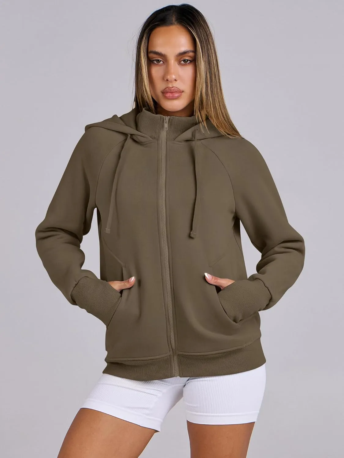 ANRABESS Womens Zip Up Hoodies Fleece Jackets Long Sleeve Sweatshirts Pockets Casual Fall Fashion Preppy Outfits Y2k Clothes