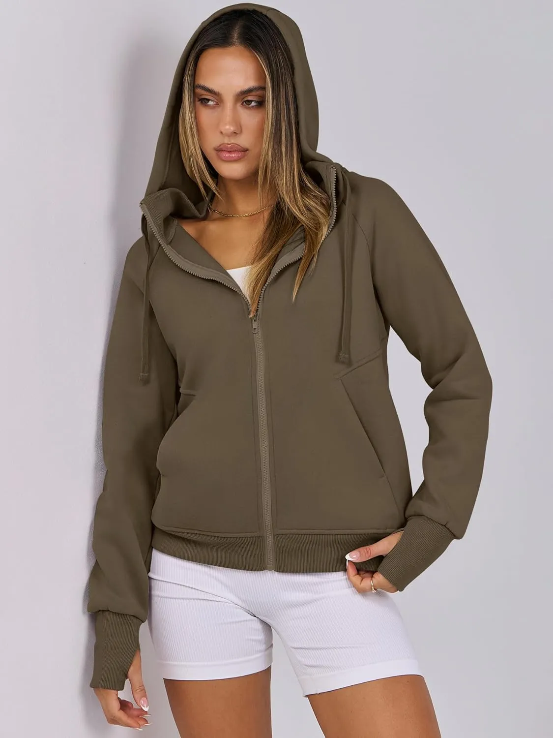 ANRABESS Womens Zip Up Hoodies Fleece Jackets Long Sleeve Sweatshirts Pockets Casual Fall Fashion Preppy Outfits Y2k Clothes