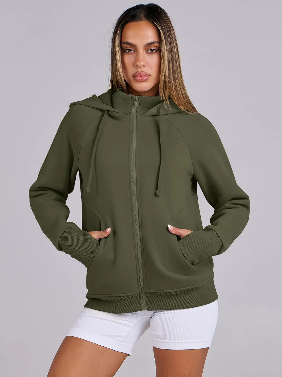 ANRABESS Womens Zip Up Hoodies Fleece Jackets Long Sleeve Sweatshirts Pockets Casual Fall Fashion Preppy Outfits Y2k Clothes