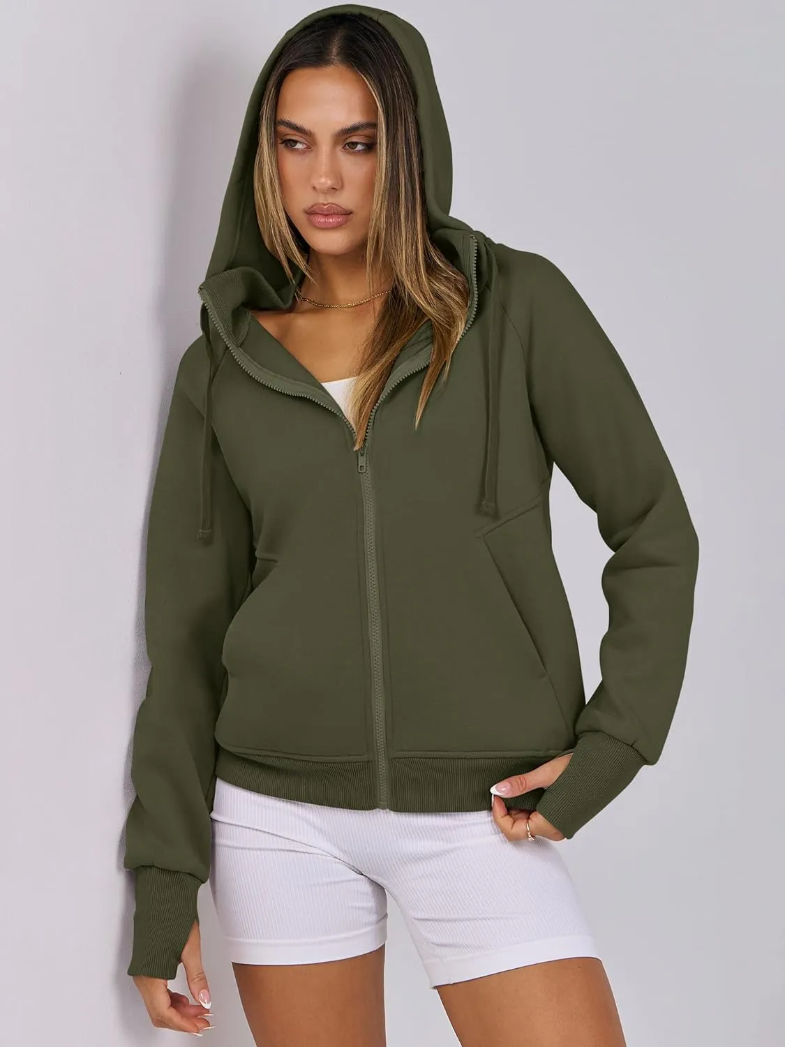 ANRABESS Womens Zip Up Hoodies Fleece Jackets Long Sleeve Sweatshirts Pockets Casual Fall Fashion Preppy Outfits Y2k Clothes