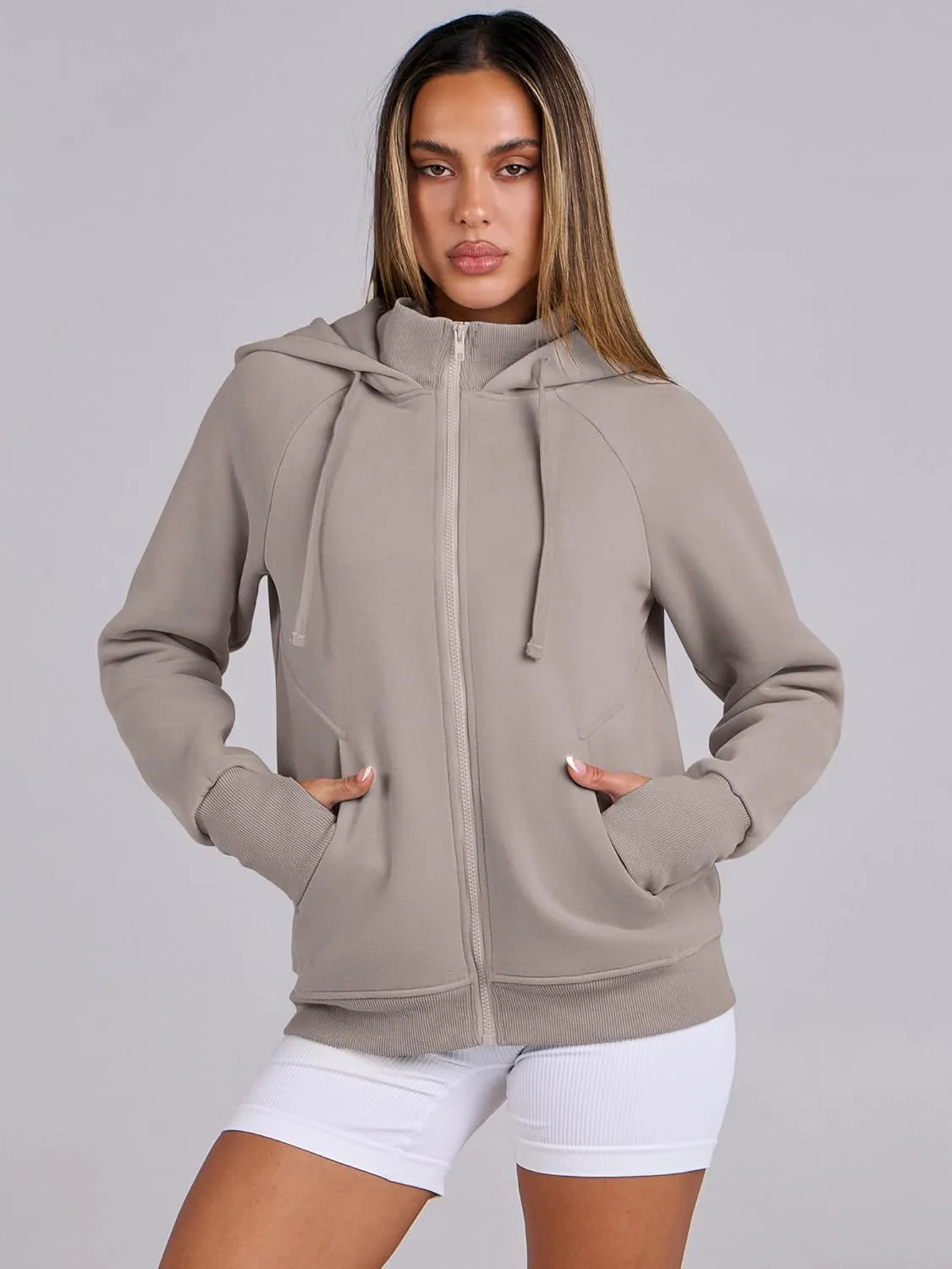 ANRABESS Womens Zip Up Hoodies Fleece Jackets Long Sleeve Sweatshirts Pockets Casual Fall Fashion Preppy Outfits Y2k Clothes