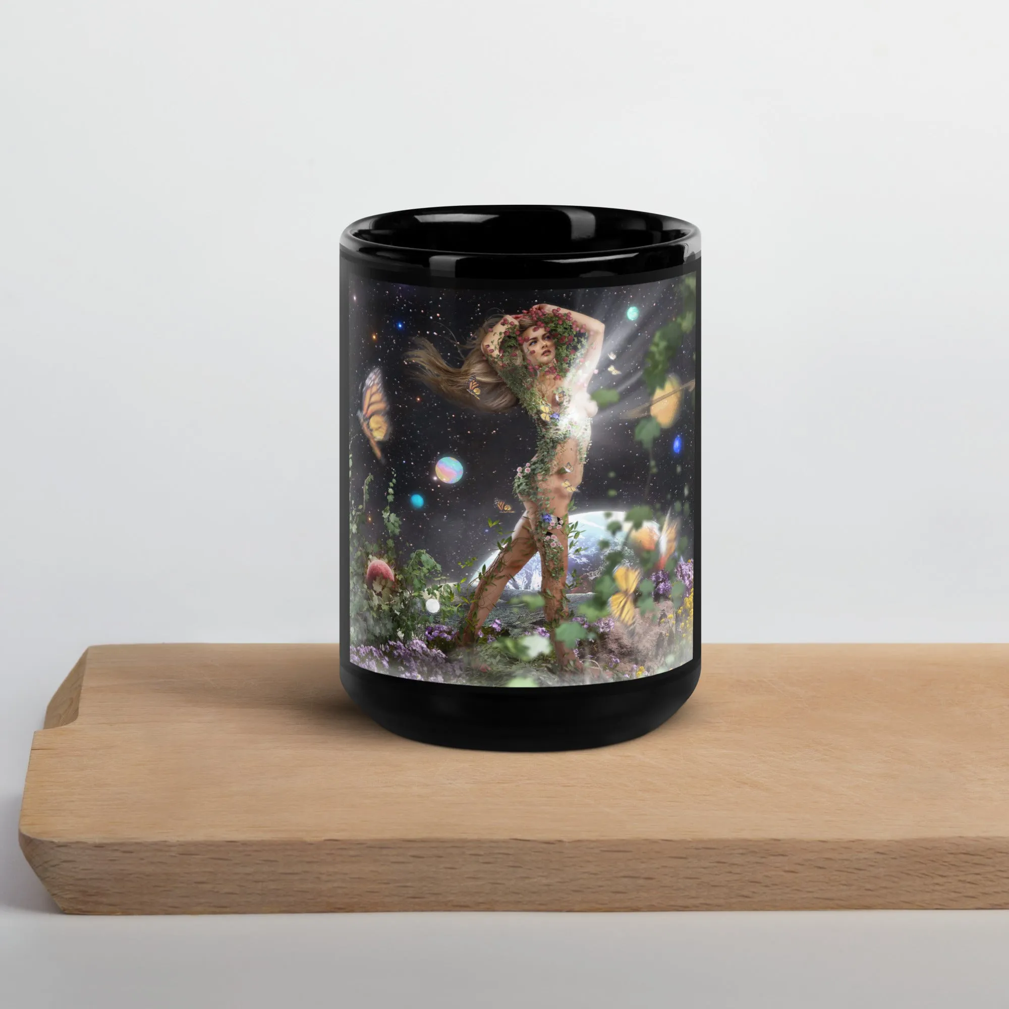 Black Glossy Mug