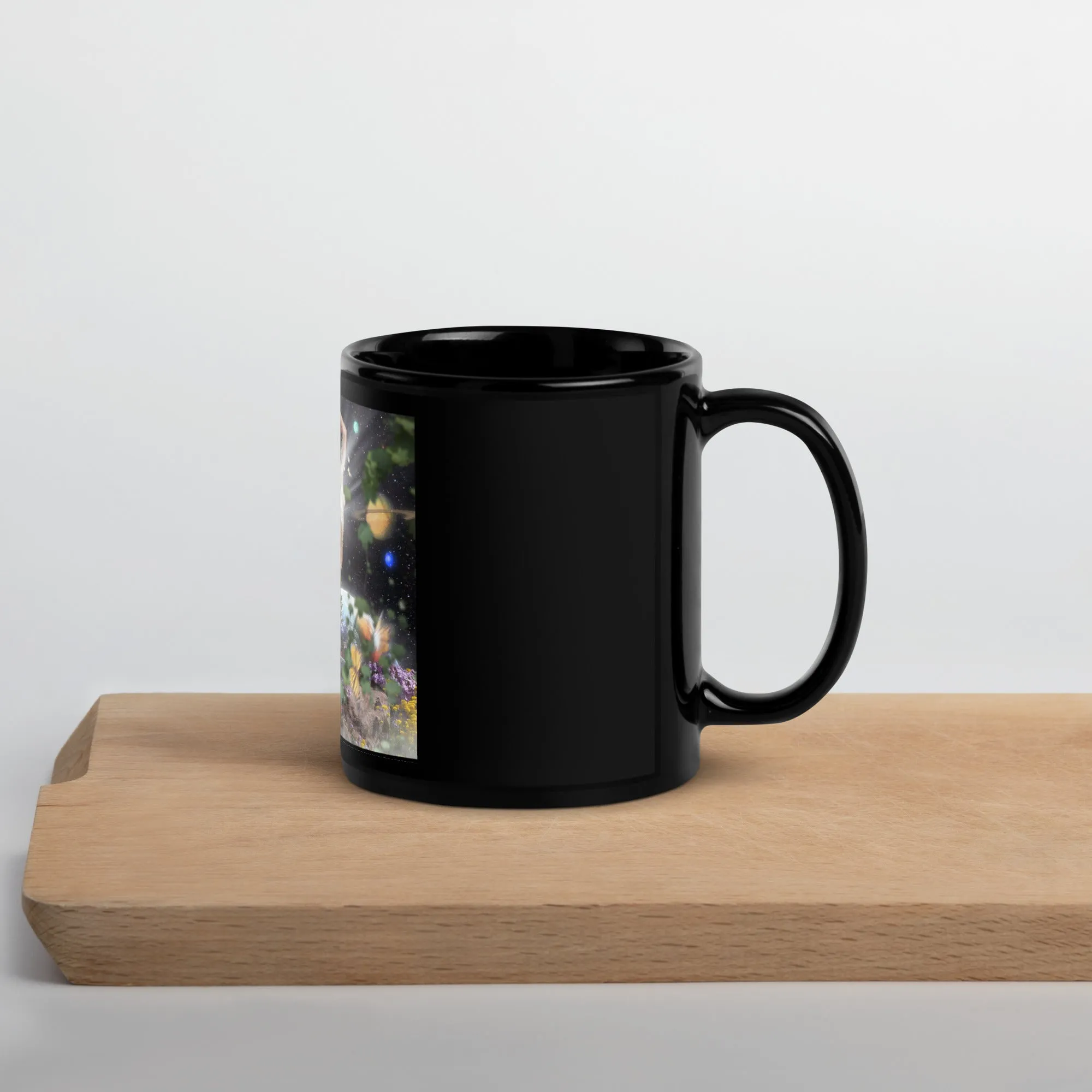 Black Glossy Mug