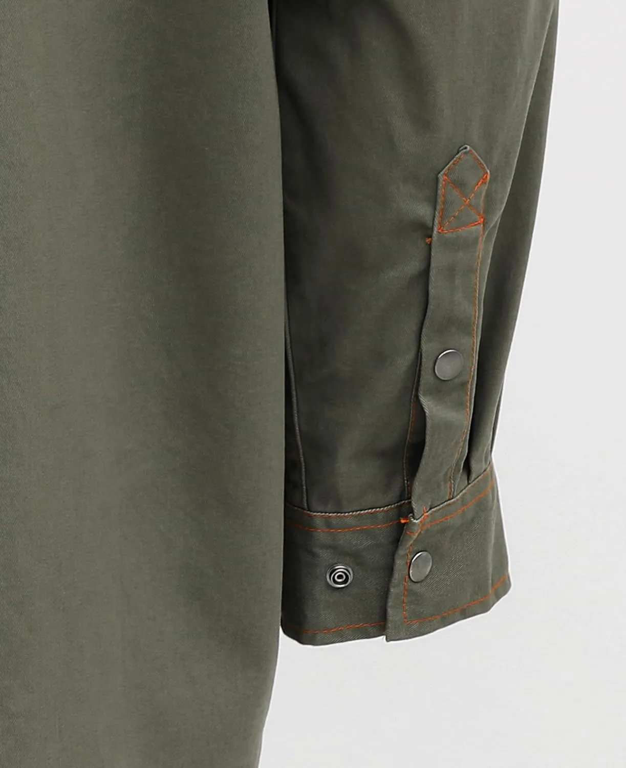 BOCOMAL FR Shirts for Men Snaps Down 7.5oz Water Repellent Fire Resistant Welding Jackets-NFPA2112 CAT2