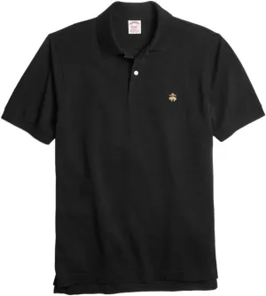 Brooks Brothers Mens Original Fit Mesh Cotton Performance Polo Shirt Bright White