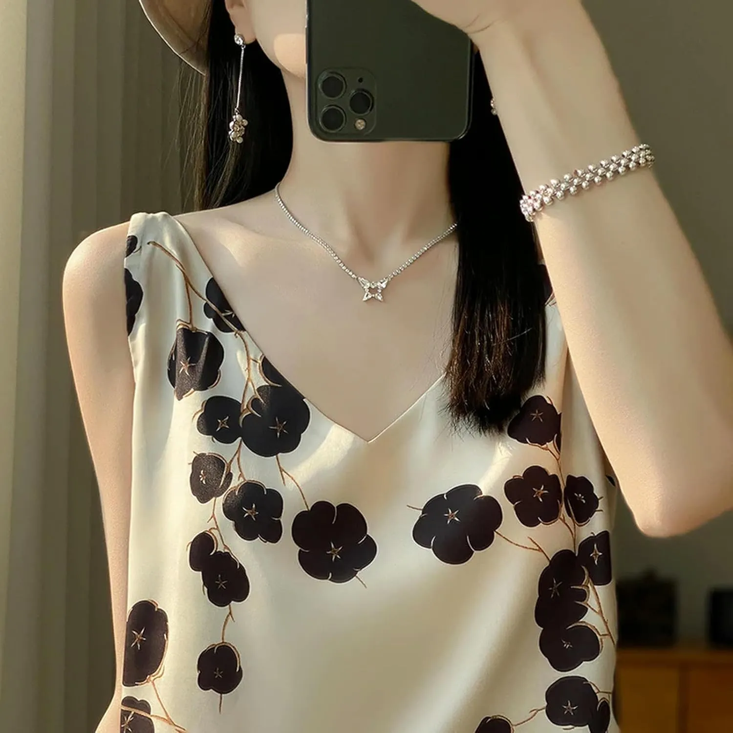Camisole Women's Summer Camisole Tops with Design