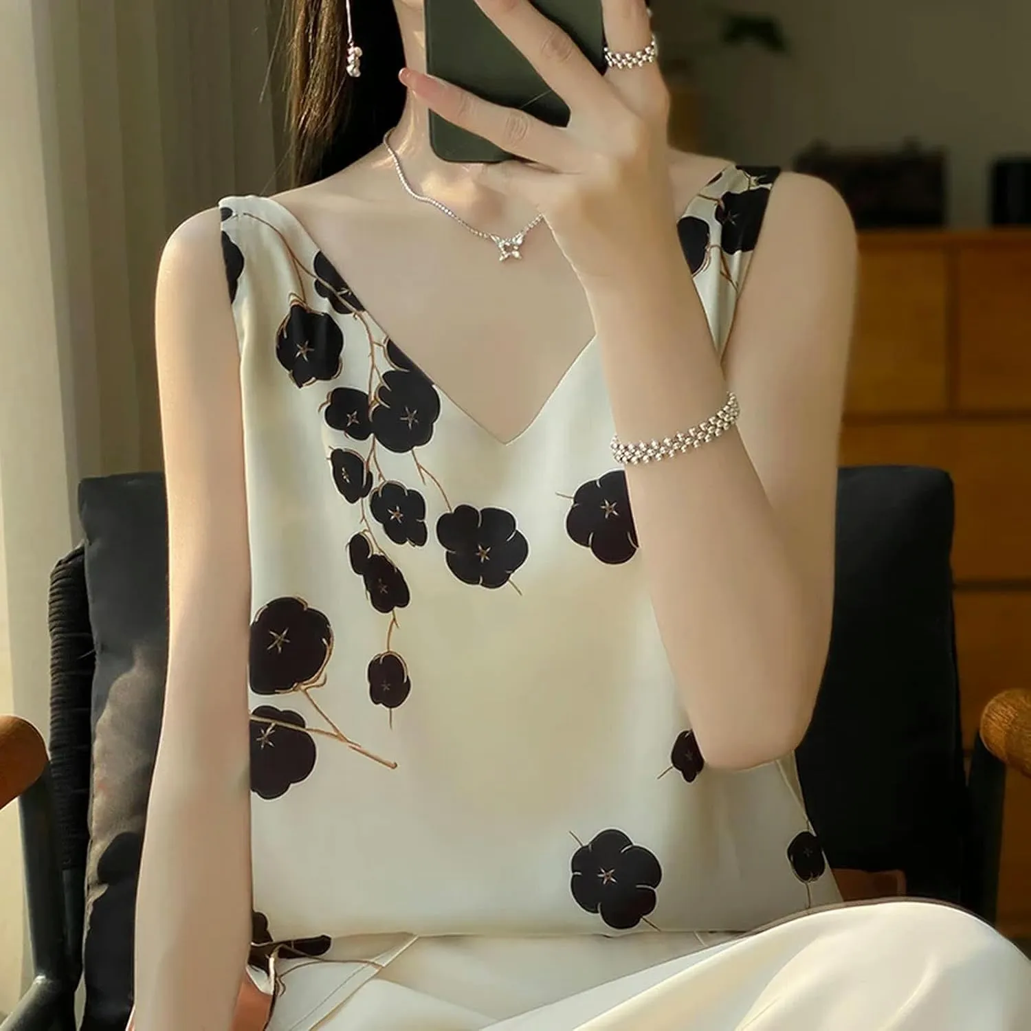 Camisole Women's Summer Camisole Tops with Design