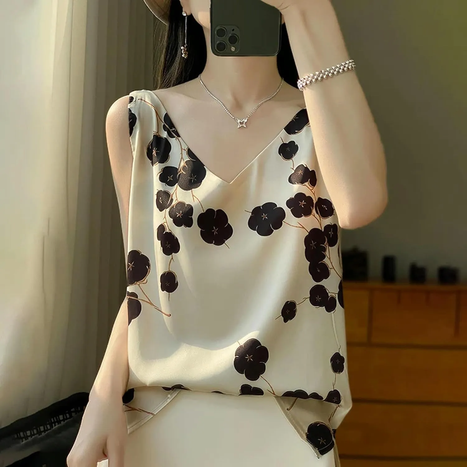 Camisole Women's Summer Camisole Tops with Design