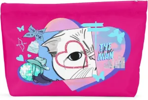 Cat Gifts for Cat Lovers Cute Cat Makeup Bag Inspired Music Lover Gifts Fan Singer Merch Friendship Gifts for Women Grandma Cat Mom Cat Lady Soul Sister Birthday Mothers Day Christmas Cosmetic Bag