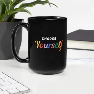Choose Black Glossy Mug
