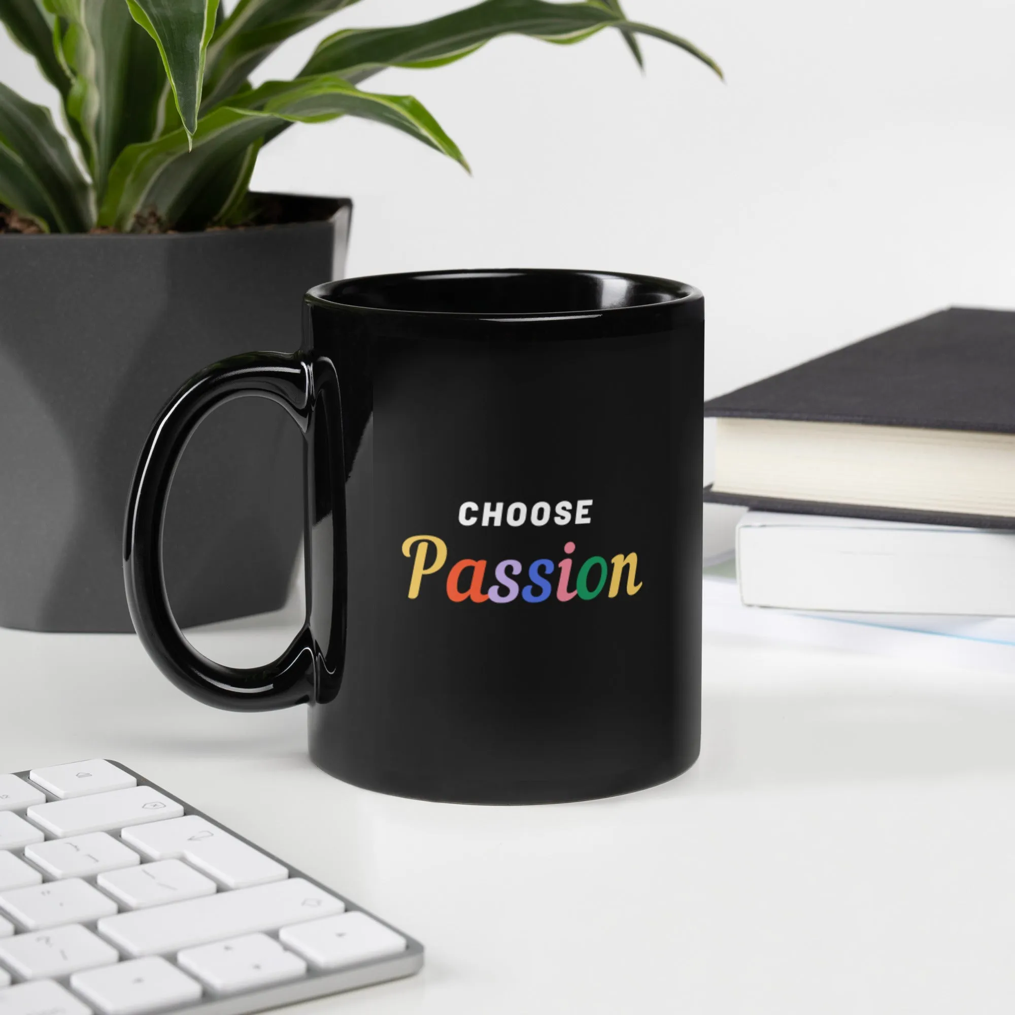 Choose Black Glossy Mug