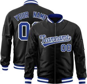 Custom Men's Fashion Varsity Jacket Casual Sportswear Zipper Letterman Jackets Stitched Letters Logo