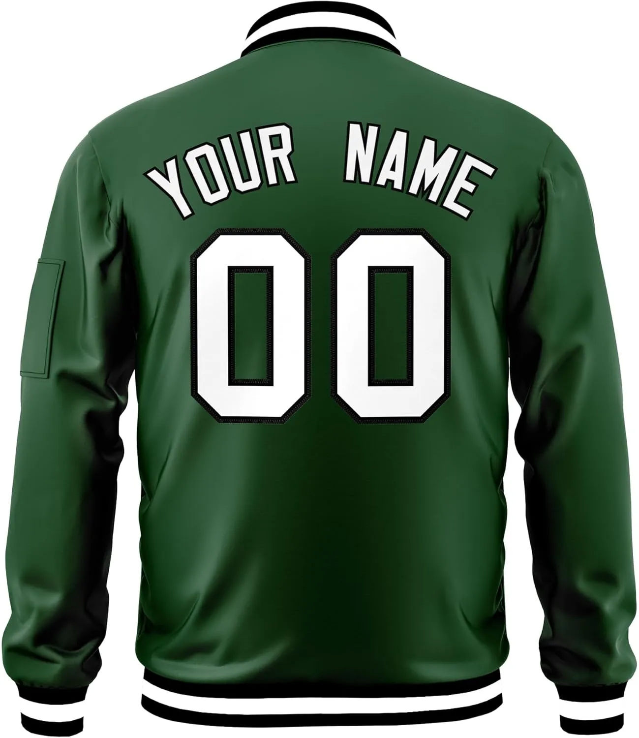 Custom Men's Fashion Varsity Jacket Casual Sportswear Zipper Letterman Jackets Stitched Letters Logo