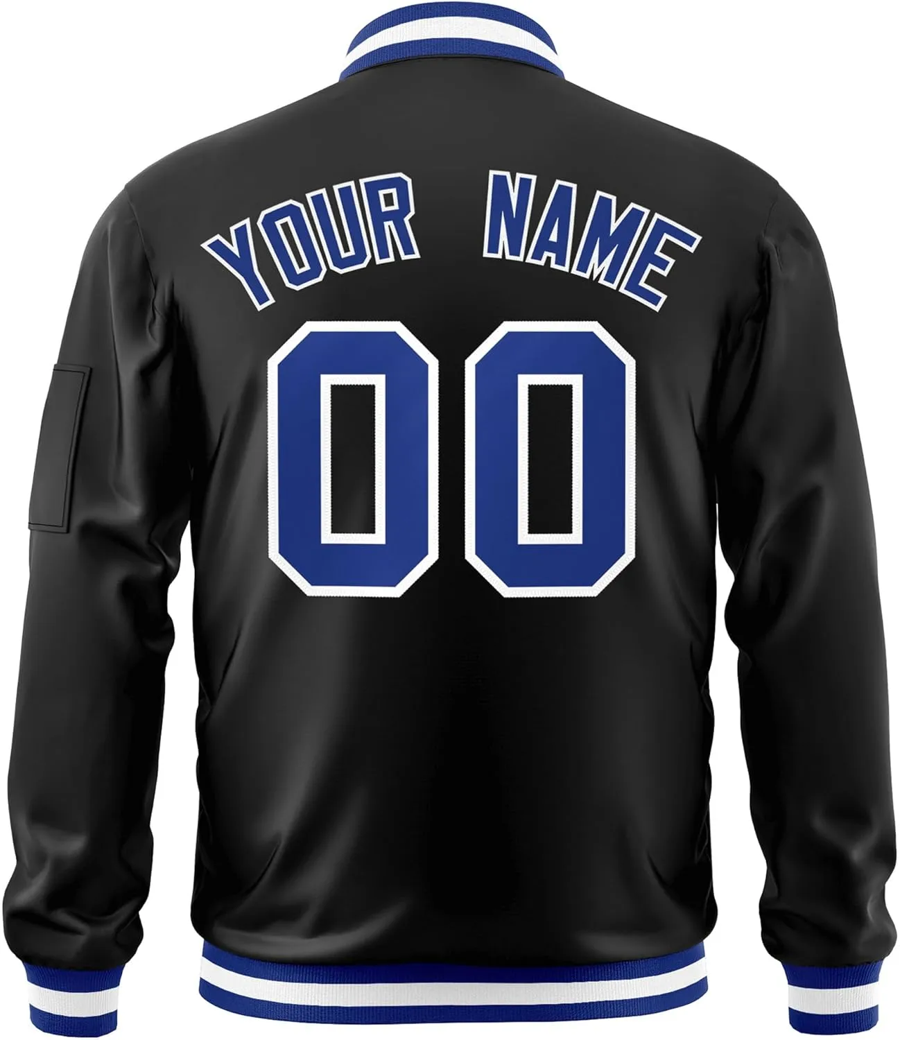 Custom Men's Fashion Varsity Jacket Casual Sportswear Zipper Letterman Jackets Stitched Letters Logo