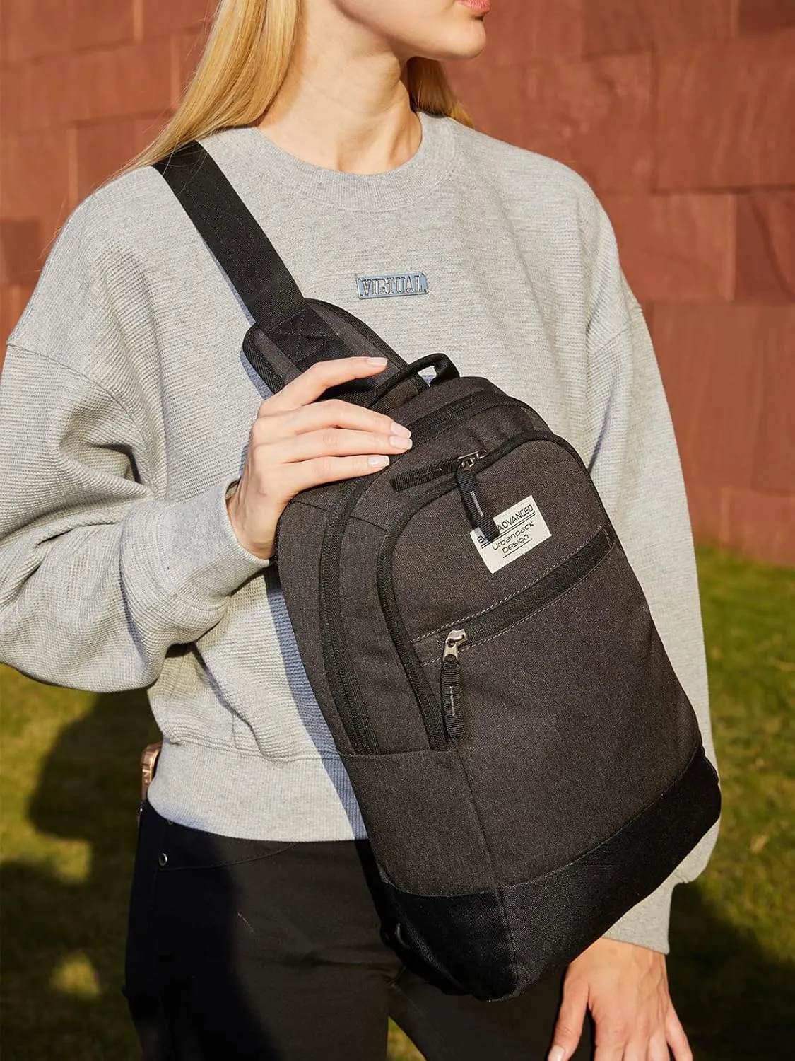 EVER ADVANCED Crossbody Bag for Women Shoulder Sling Bag for Men, Small One Strap Backpack Lightweight Cross Body Bags