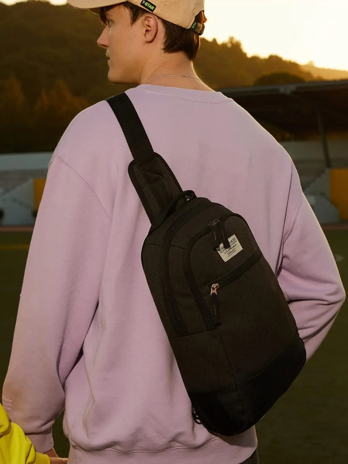 EVER ADVANCED Crossbody Bag for Women Shoulder Sling Bag for Men, Small One Strap Backpack Lightweight Cross Body Bags