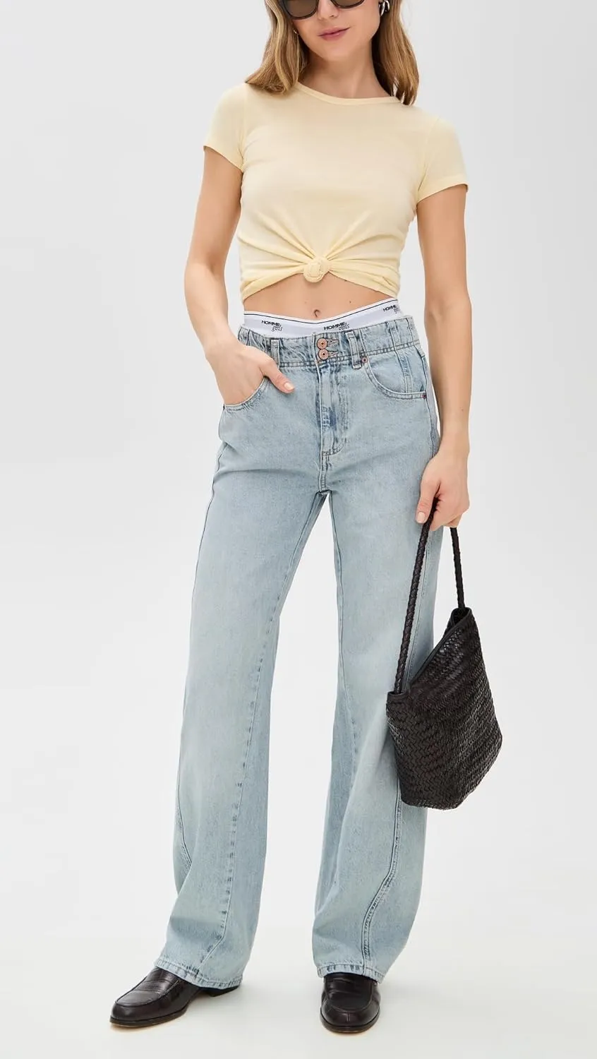 Free People Women's Aster Straight Jeans