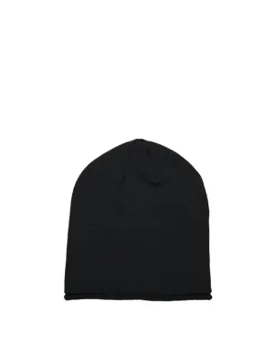 Glossy Knit Hat - Charcoal