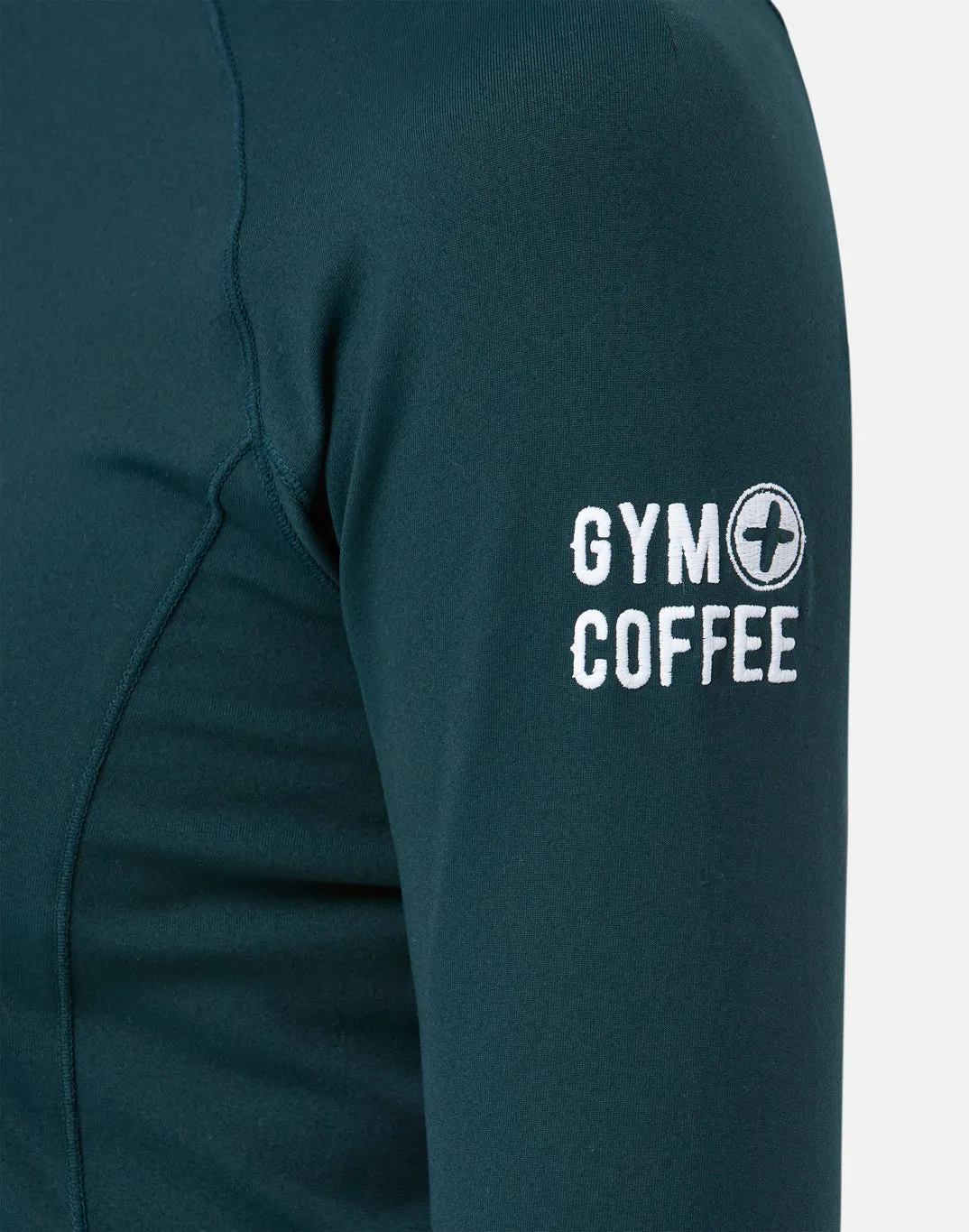 Gym Coffee Womens Relentless 1/4 Zip Moss Green