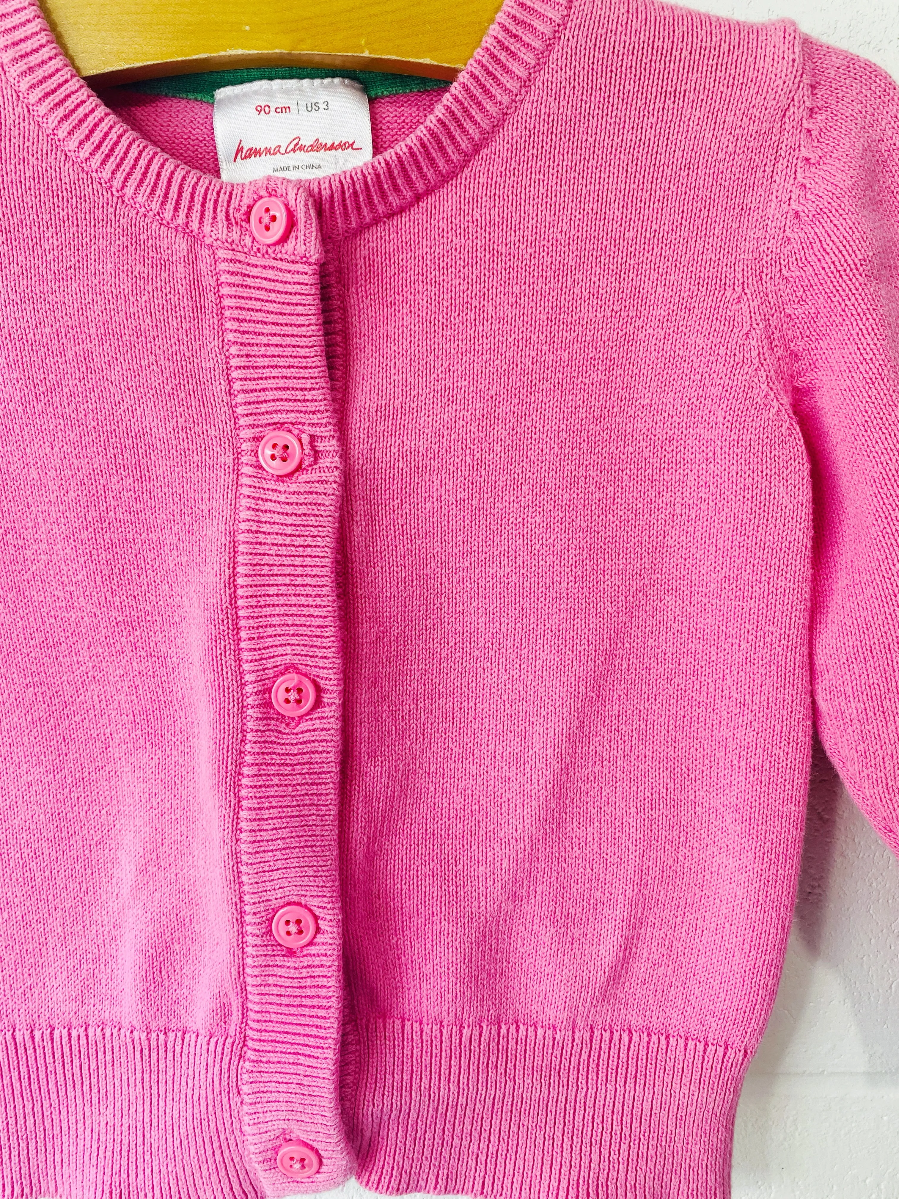 hanna andersson Pink Cardigan, 3 years
