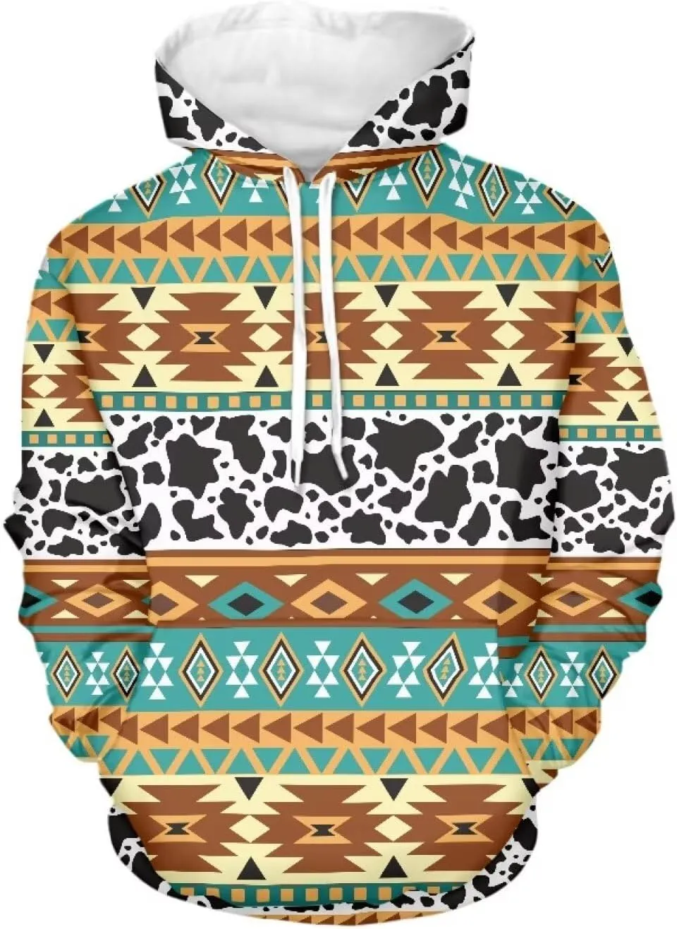 Howilath Womens Plus Size Hoodies Tops, Colorful Splash Galaxy Hoody Tie-dye Puppy Dogs Long Sleeve Shirts fall Tunic Tops