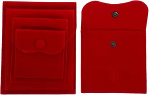iplusmile 15pcs Jewelry Bag Small Pouches Travel Pouch Mini Bags Handles Snap Button