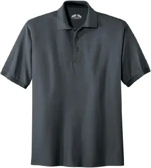 Joe's USA Mens Heavyweight Cotton Pique Polos in Regular, Big and Tall