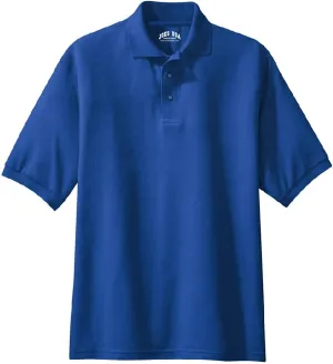 Joe's USA Mens Heavyweight Cotton Pique Polos in Regular, Big and Tall