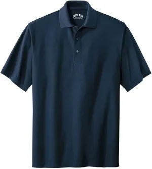 Joe's USA Mens Heavyweight Cotton Pique Polos in Regular, Big and Tall