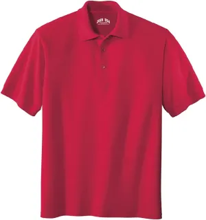Joe's USA Mens Heavyweight Cotton Pique Polos in Regular, Big and Tall