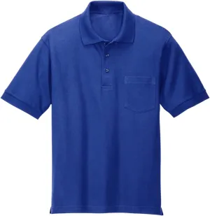 Joe's USA Mens Silk Touch Pocket Polos in Regular Big & Tall