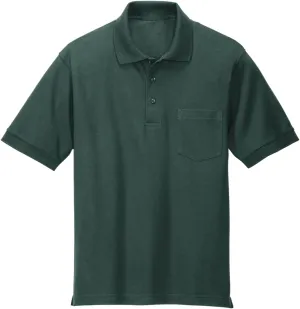 Joe's USA Mens Silk Touch Pocket Polos in Regular Big & Tall