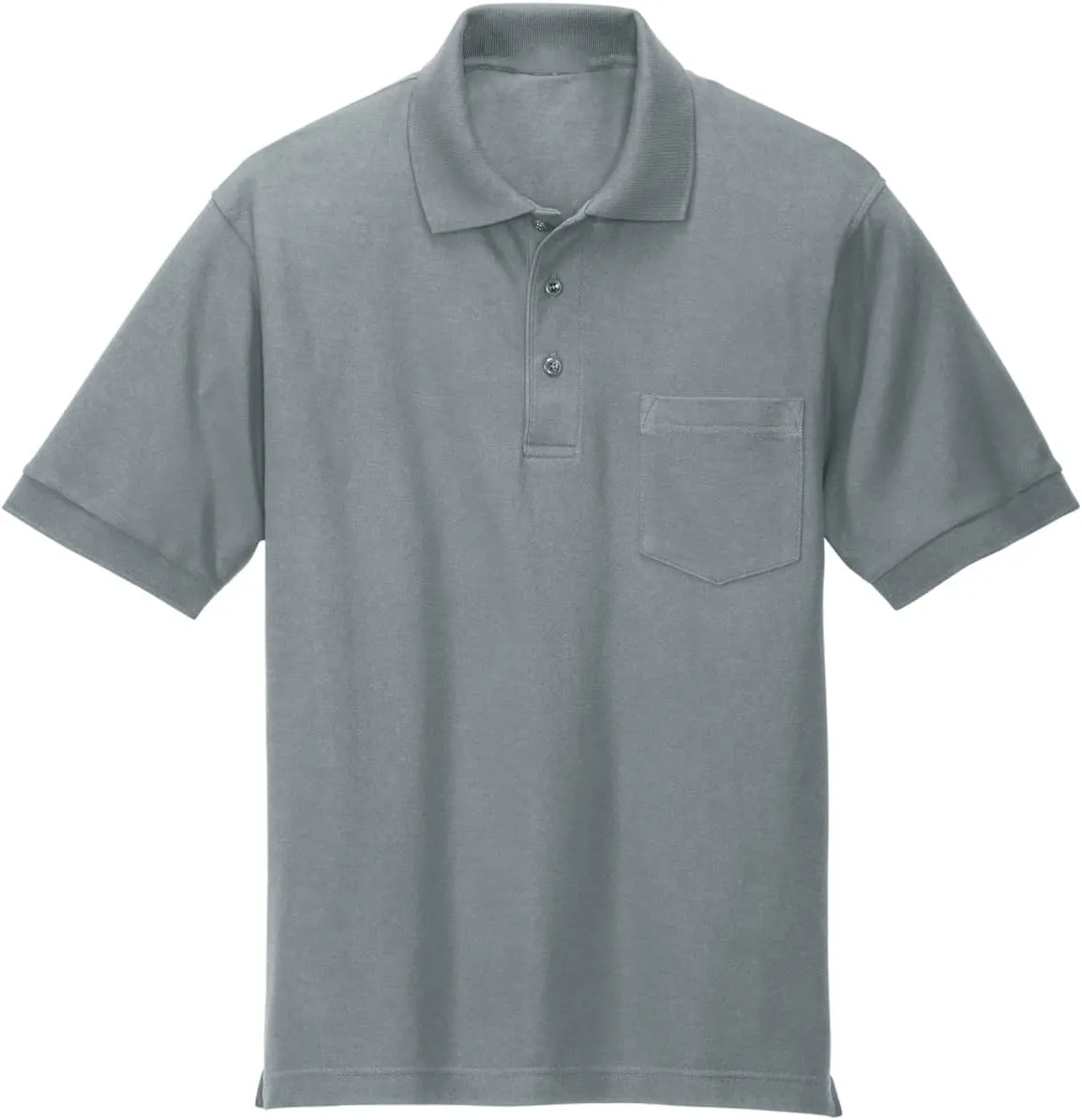 Joe's USA Mens Silk Touch Pocket Polos in Regular Big & Tall