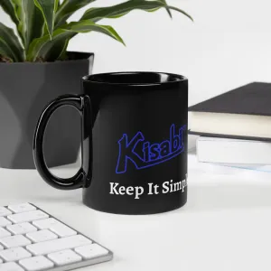 KisabiBlack Glossy Mug