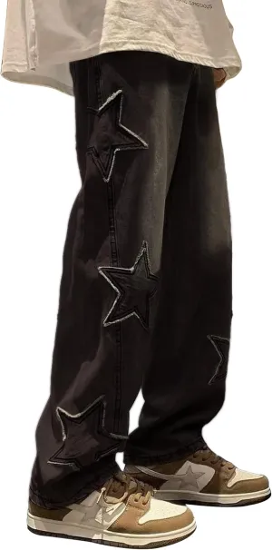 Kisswow Y2k Star Jeans for Women Cute Jeans for Teens Y2k Cargo Pants Women