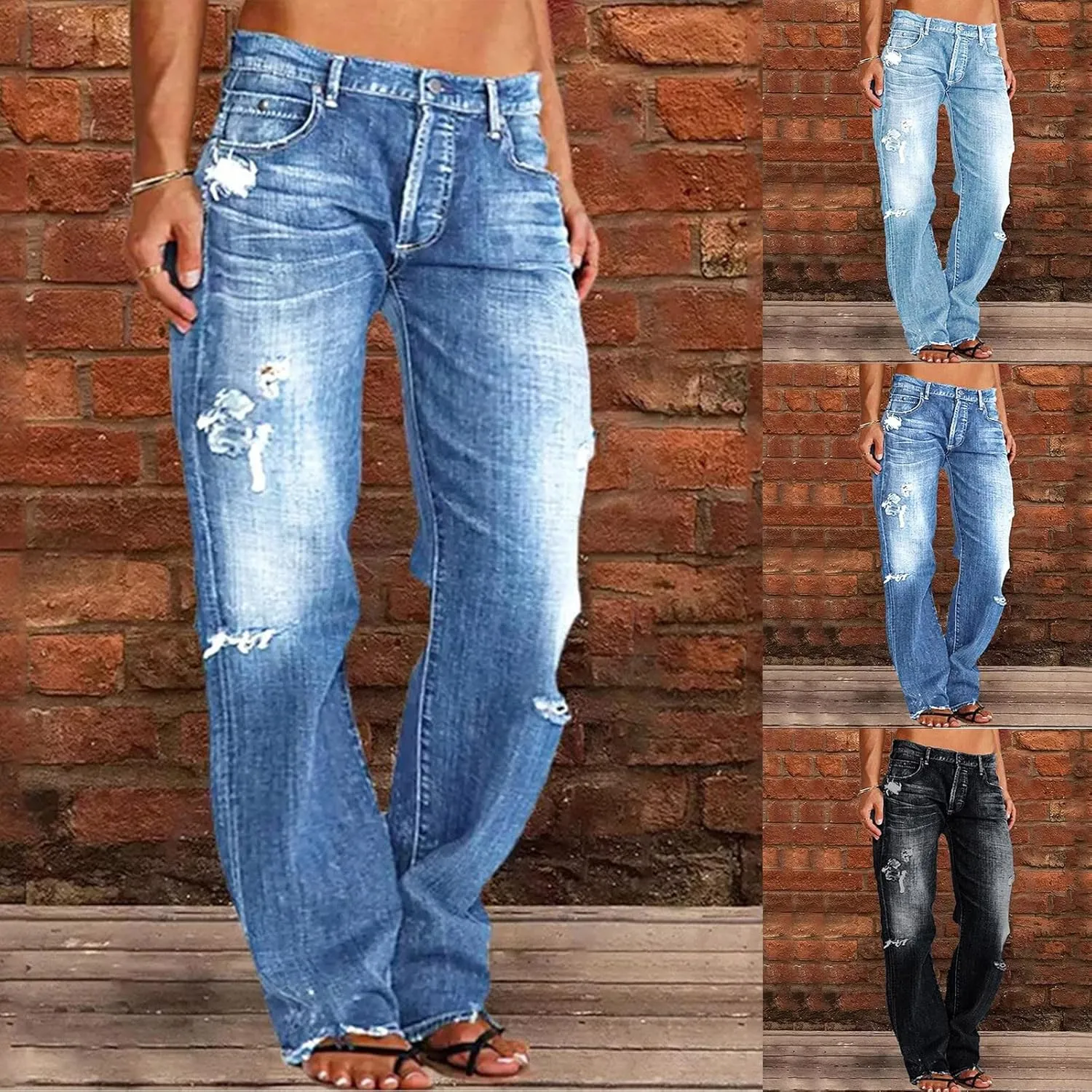 LCMTWX Skinny Jeans for Women Denim Bib Women's Fashion Bib Rompers Pants Women's Jeans Stretchy Raw Hem High Rise Jeans