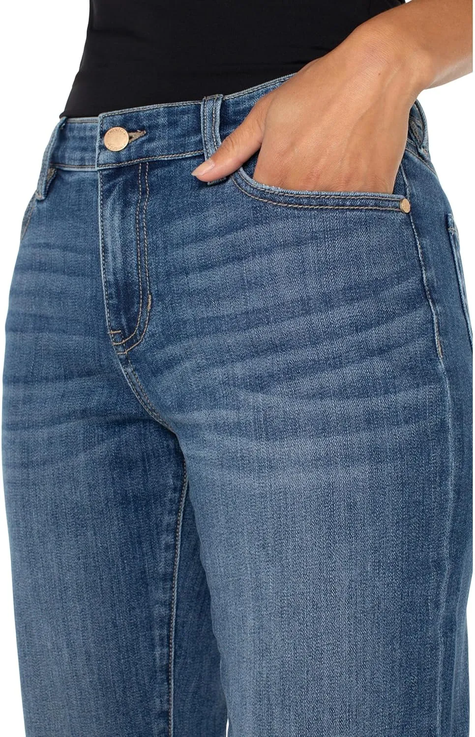 Liverpool Women's Marley Girlfriend Cuffed Jeans