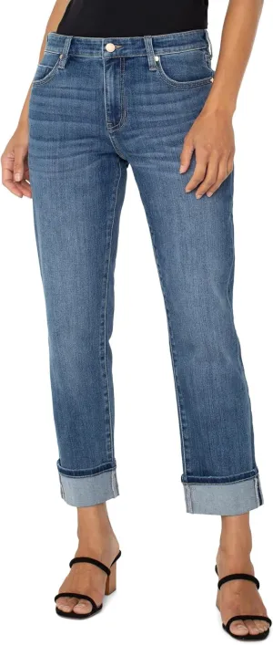 Liverpool Women's Marley Girlfriend Cuffed Jeans