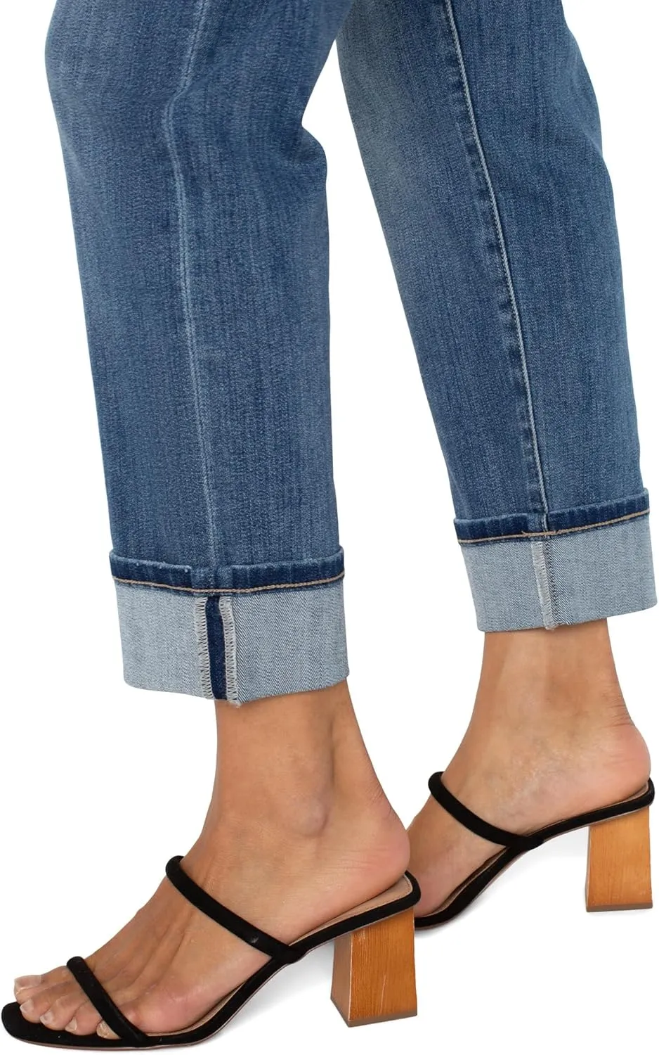 Liverpool Women's Marley Girlfriend Cuffed Jeans