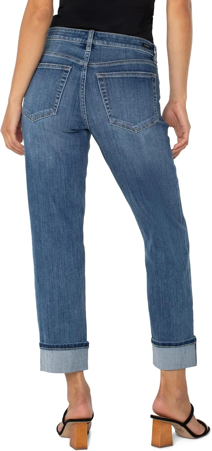 Liverpool Women's Marley Girlfriend Cuffed Jeans