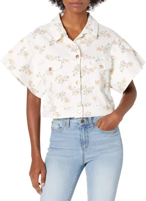 Lola Jeans Women's Crop Denim Jacket