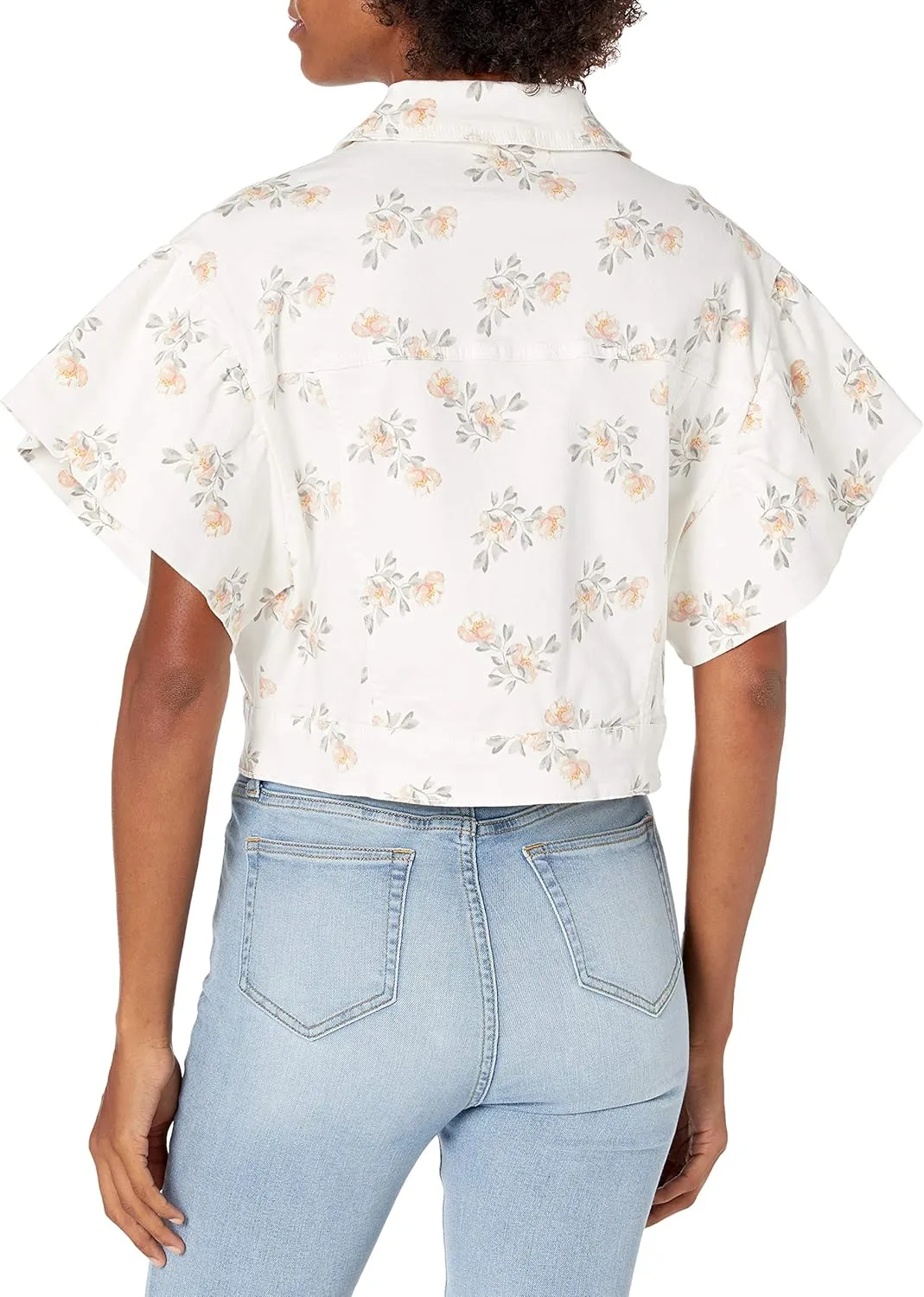 Lola Jeans Women's Crop Denim Jacket