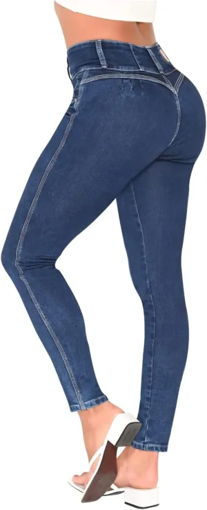 L.O.W.L.A SHAPEWEAR High Waisted Jeans for Women | Pantalones Colombianos Levanta cola | Butt Lifting Jeans