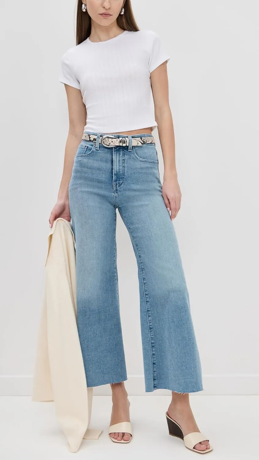 Madewell Women's Flared Wide Leg Jeans