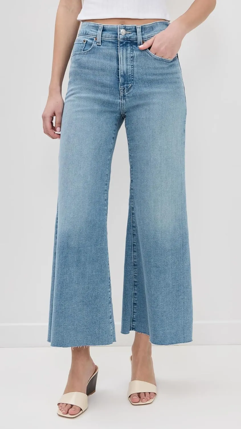 Madewell Women's Flared Wide Leg Jeans