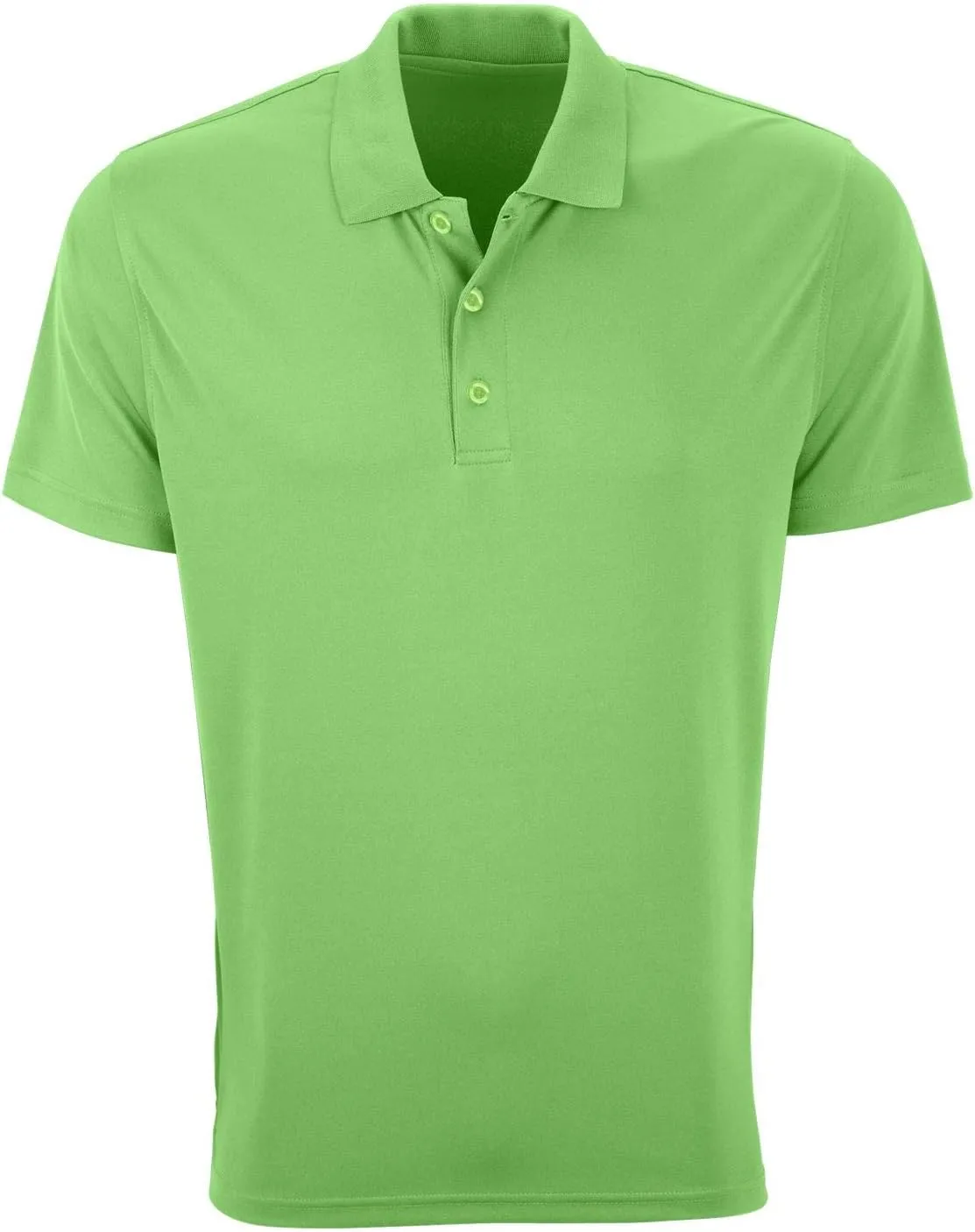Men's Omega Solid Mesh Tech Polo