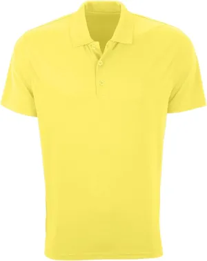 Men's Omega Solid Mesh Tech Polo