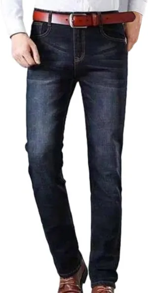 Men's Slim Fit Jeans Stretch Denim Pants Vintage Straight Leg Boyfriend Jeans with Pockets