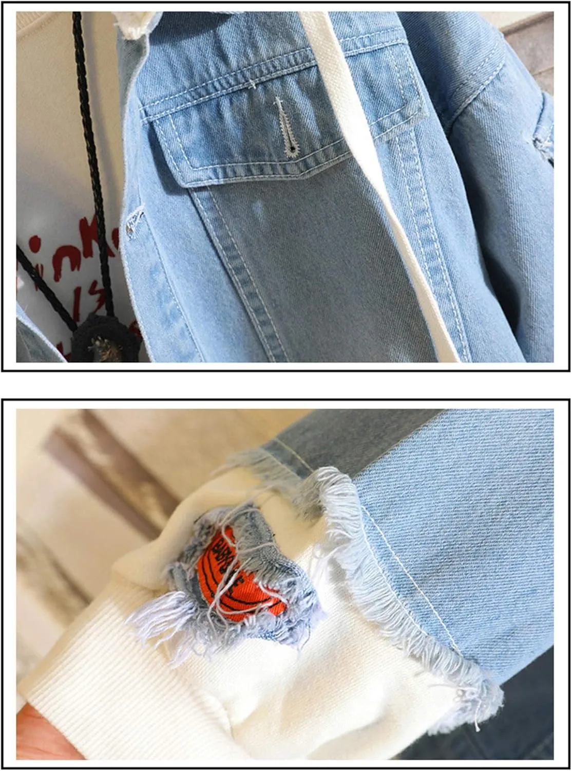 Mob Psycho 100 Denim Jacket Hoodie Kageyama Shigeo Cosplay Hooded Jeans Jacket Men Women Trucker Jeans Coat